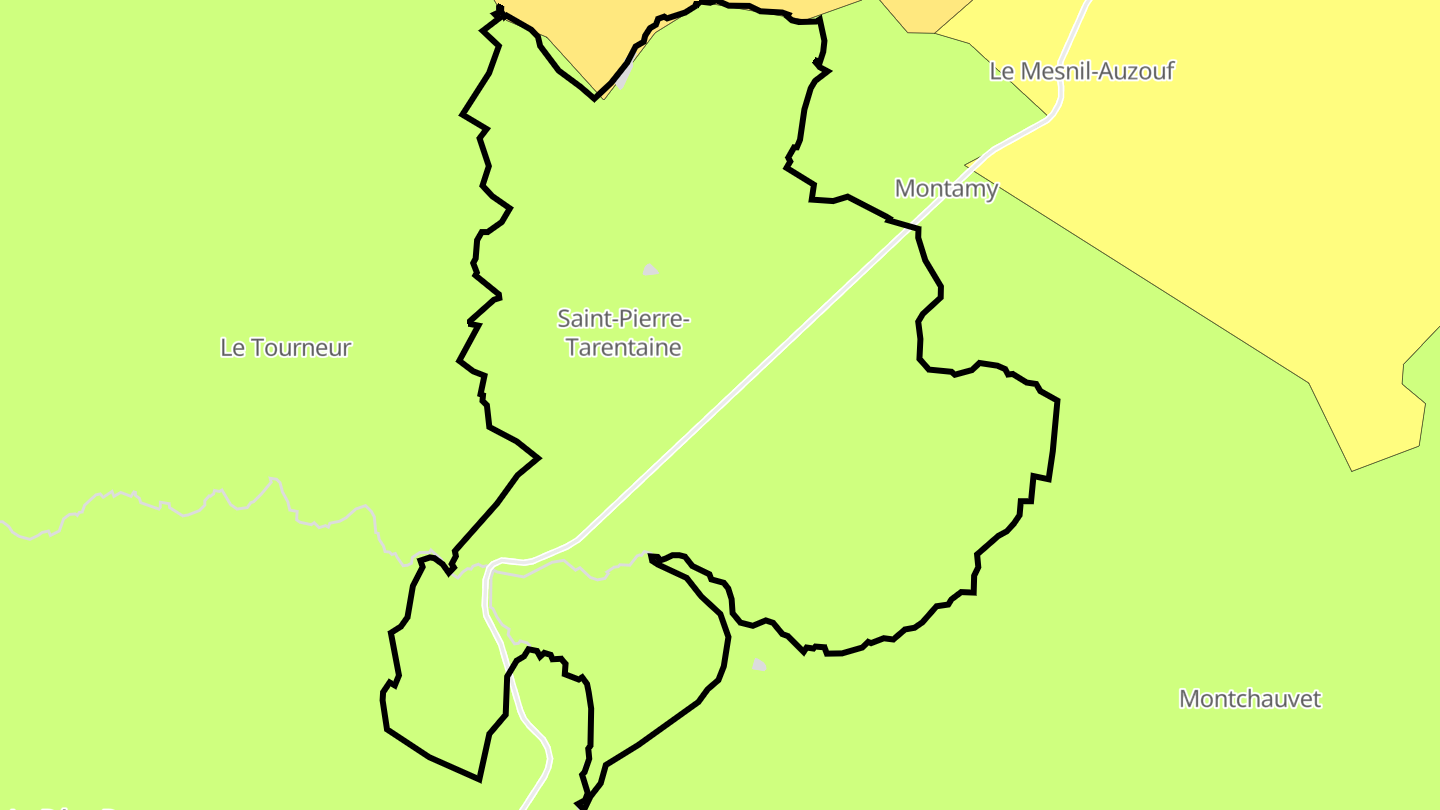 Carte des prix de l'immobilier Saint-Pierre-Tarentaine