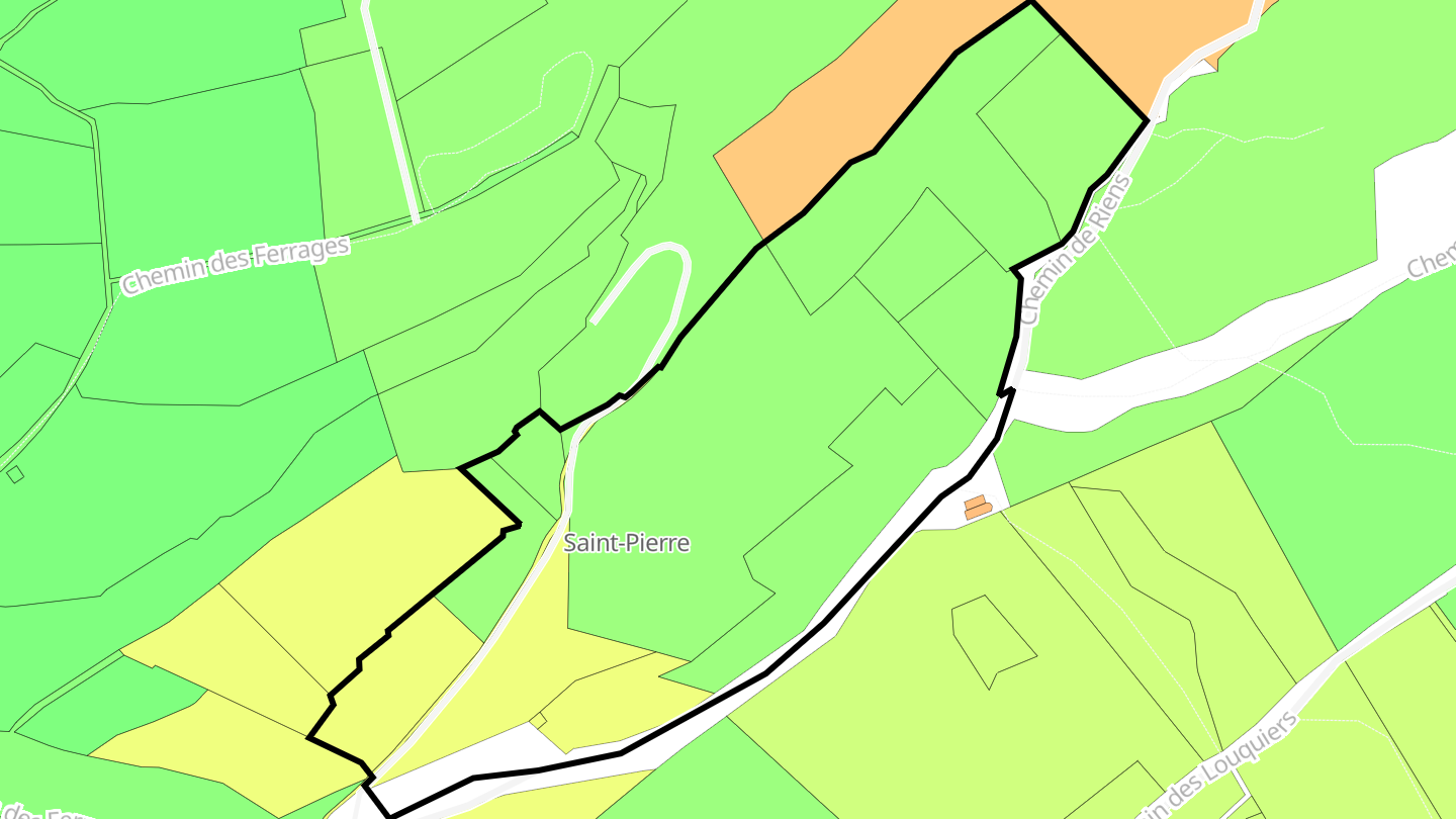 Carte des prix de l'immobilier Saint-Pierre