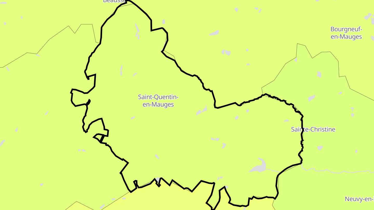 Carte des prix de l'immobilier Saint-Quentin-en-Mauges