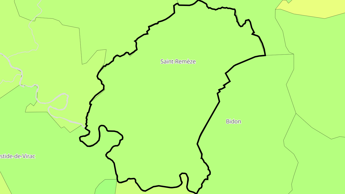 Carte des prix de l'immobilier Saint-Remèze