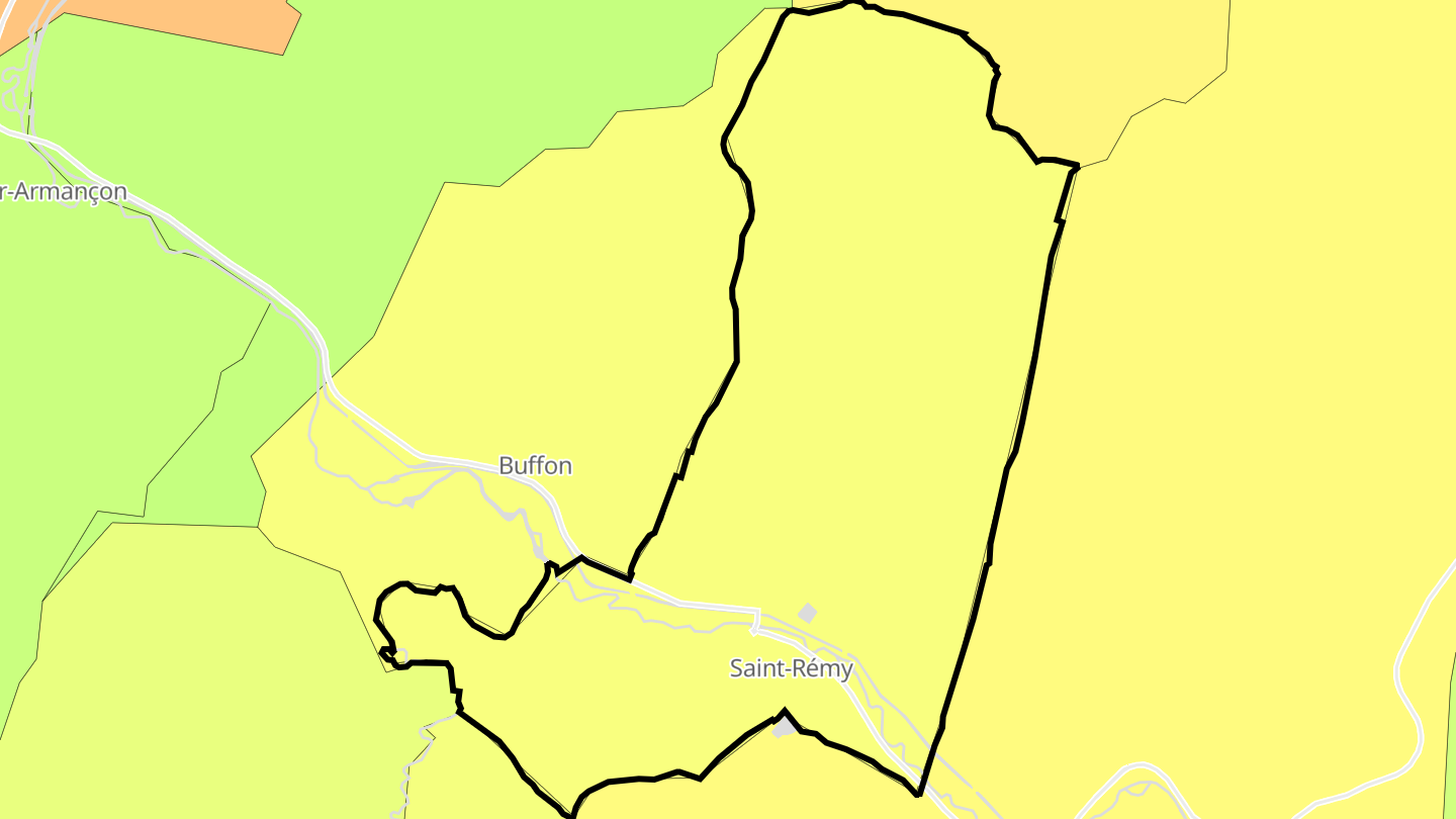 Carte des prix de l'immobilier Saint-Rémy