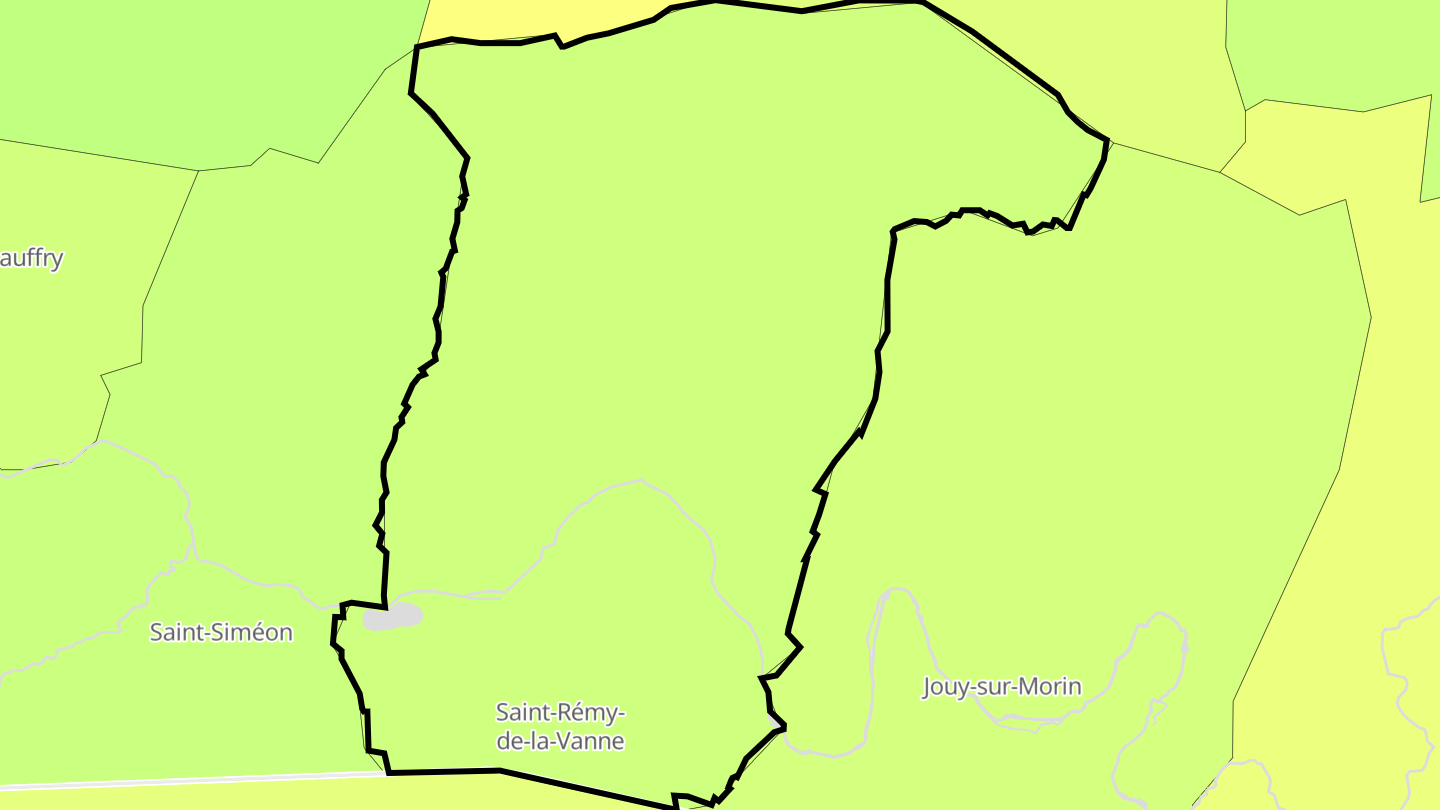 Carte des prix de l'immobilier Saint-Rémy-de-la-Vanne