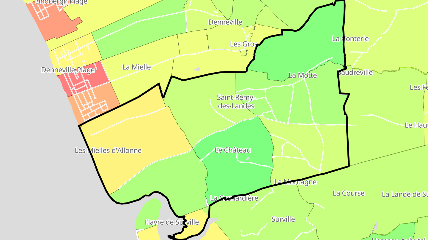 Carte des prix de l'immobilier Saint-Rémy-des-Landes