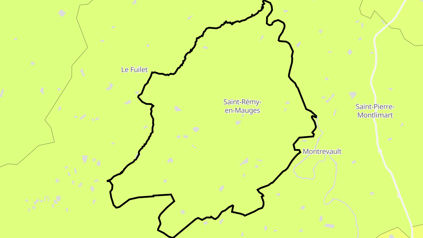 Carte des prix de l'immobilier Saint-Rémy-en-Mauges