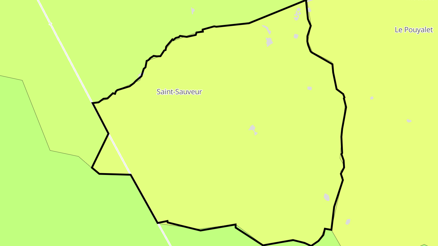 Carte des prix de l'immobilier Saint-Sauveur