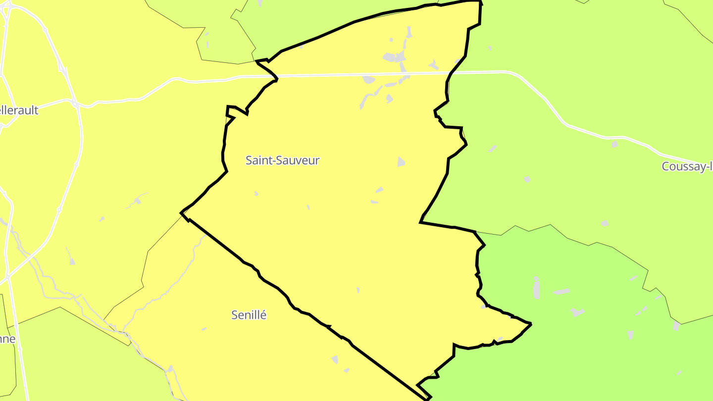 Carte des prix de l'immobilier Saint-Sauveur