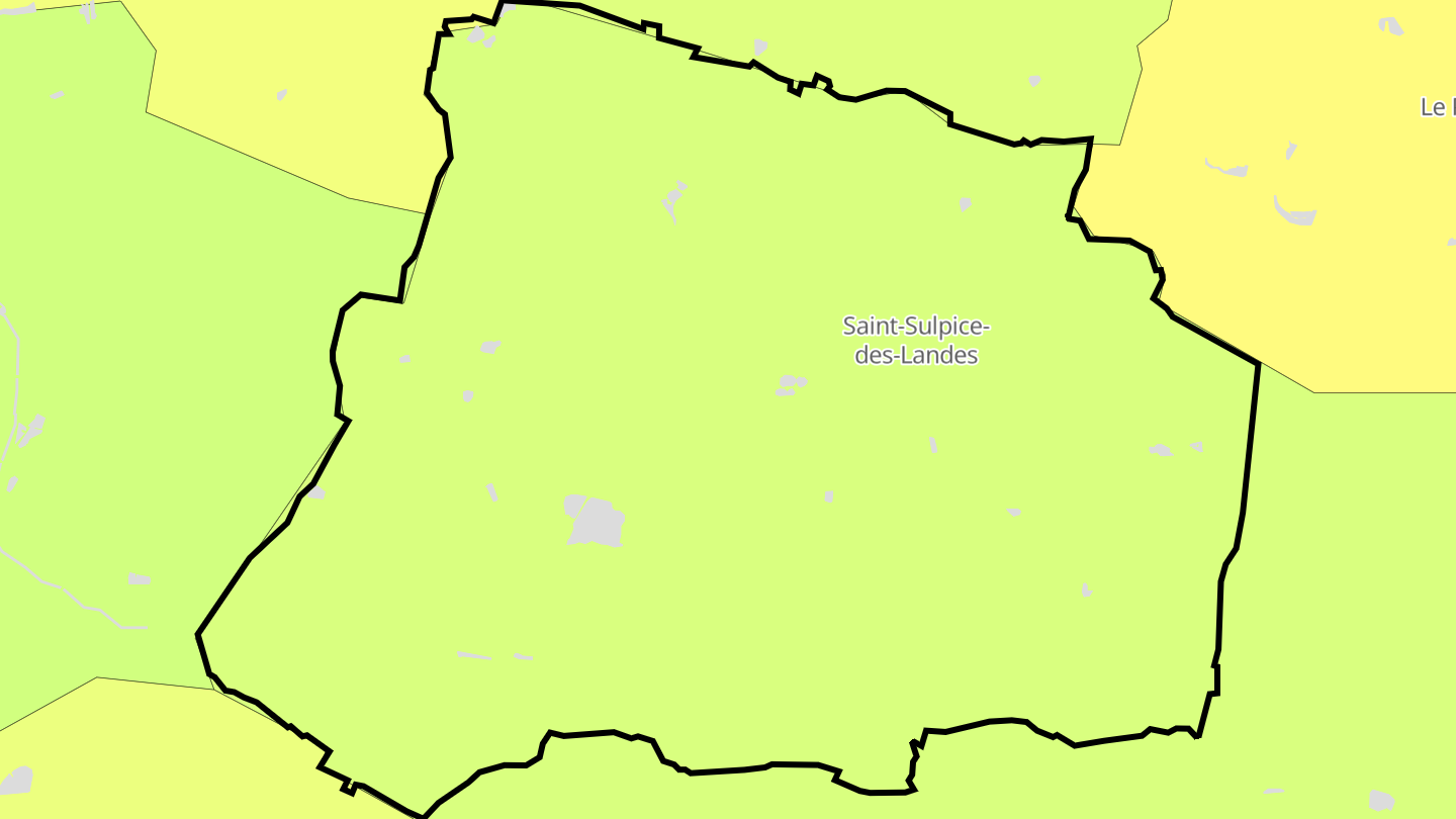 Carte des prix de l'immobilier Saint-Sulpice-des-Landes