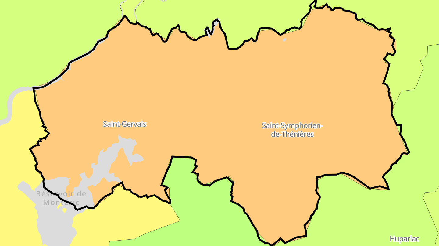 Carte des prix de l'immobilier Saint-Symphorien-de-Thénières
