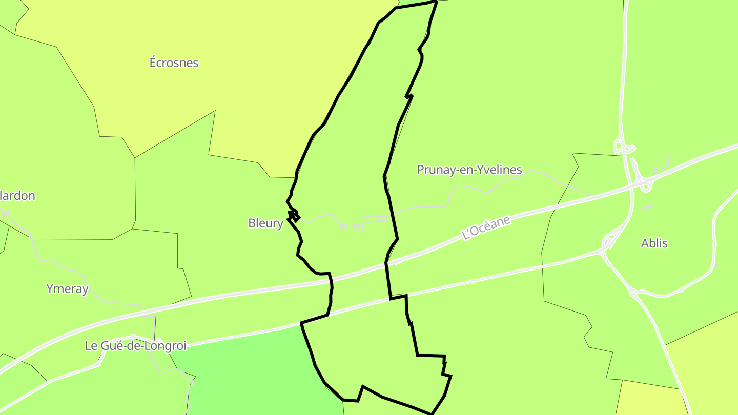 Carte des prix de l'immobilier Saint-Symphorien-le-Château