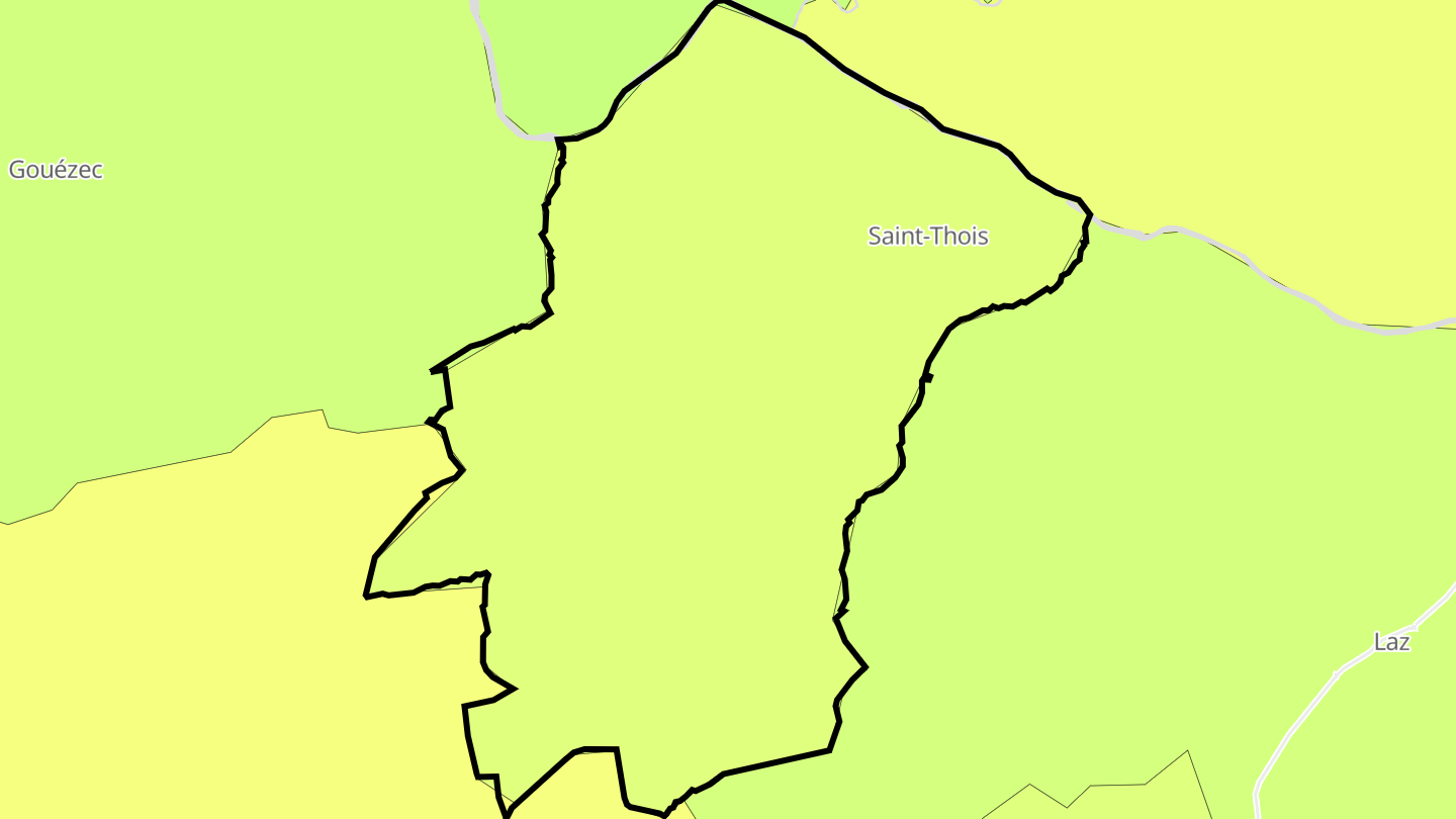 Carte des prix de l'immobilier Saint-Thois