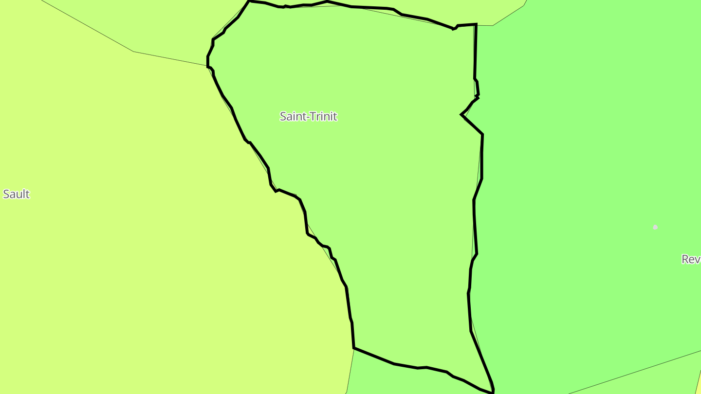 Carte des prix de l'immobilier Saint-Trinit