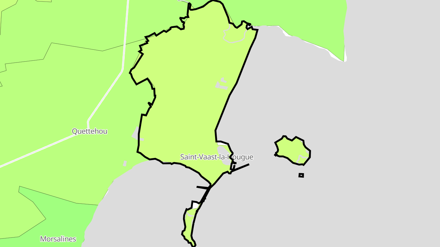 Carte des prix de l'immobilier Saint-Vaast-la-Hougue