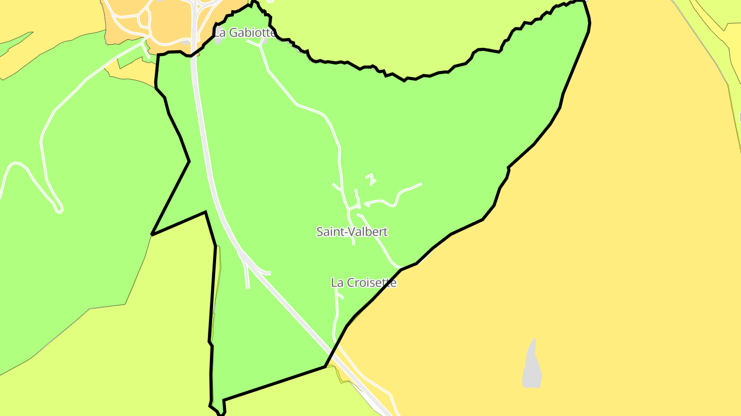 Carte des prix de l'immobilier Saint-Valbert