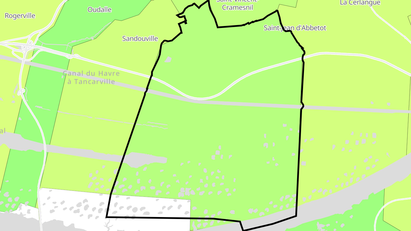 Carte des prix de l'immobilier Saint-Vigor-d'Ymonville