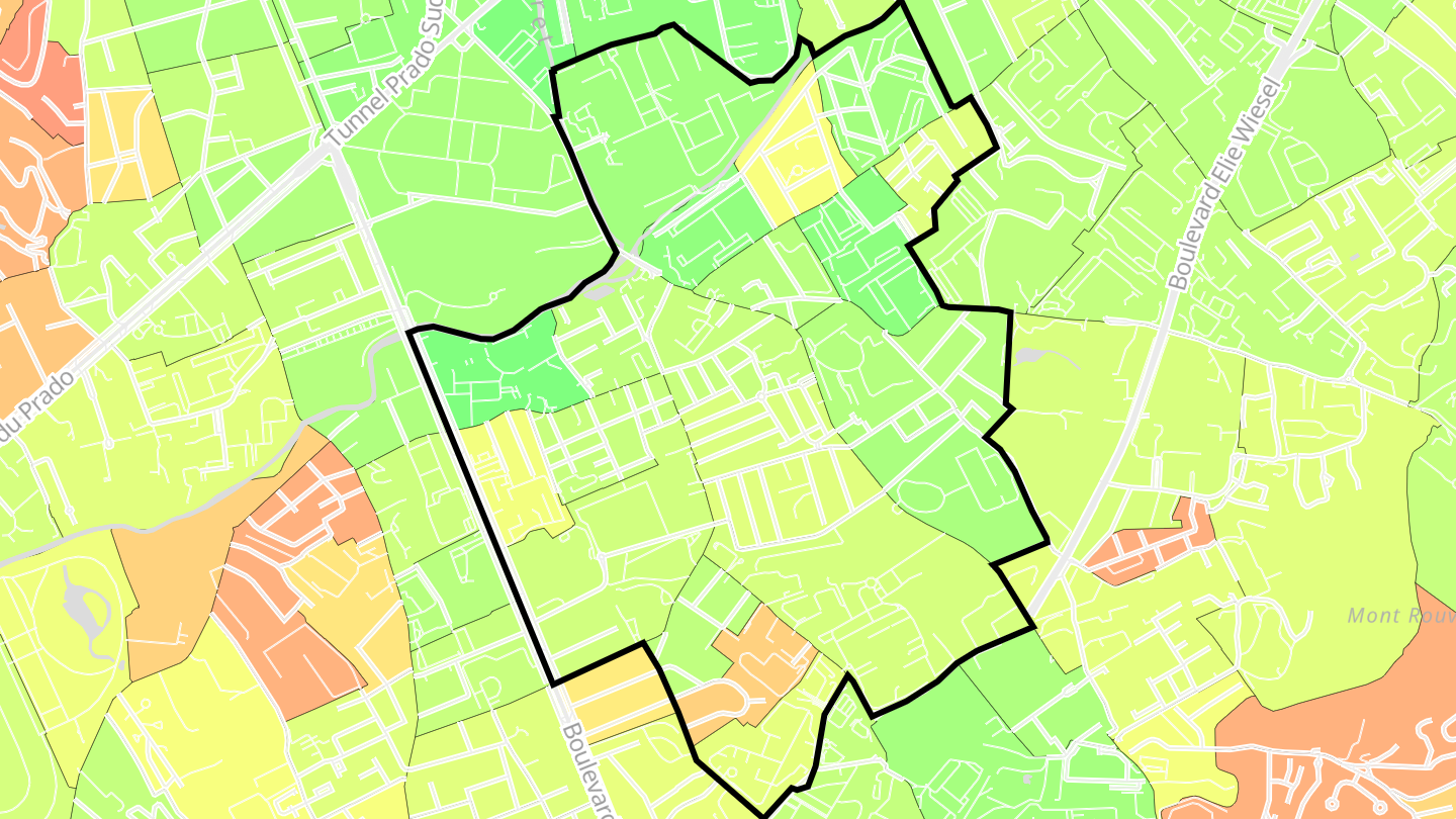 Carte des prix de l'immobilier Sainte-Marguerite