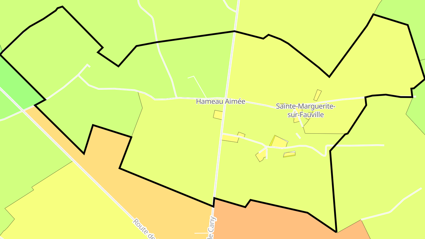 Carte des prix de l'immobilier Sainte-Marguerite-sur-Fauville