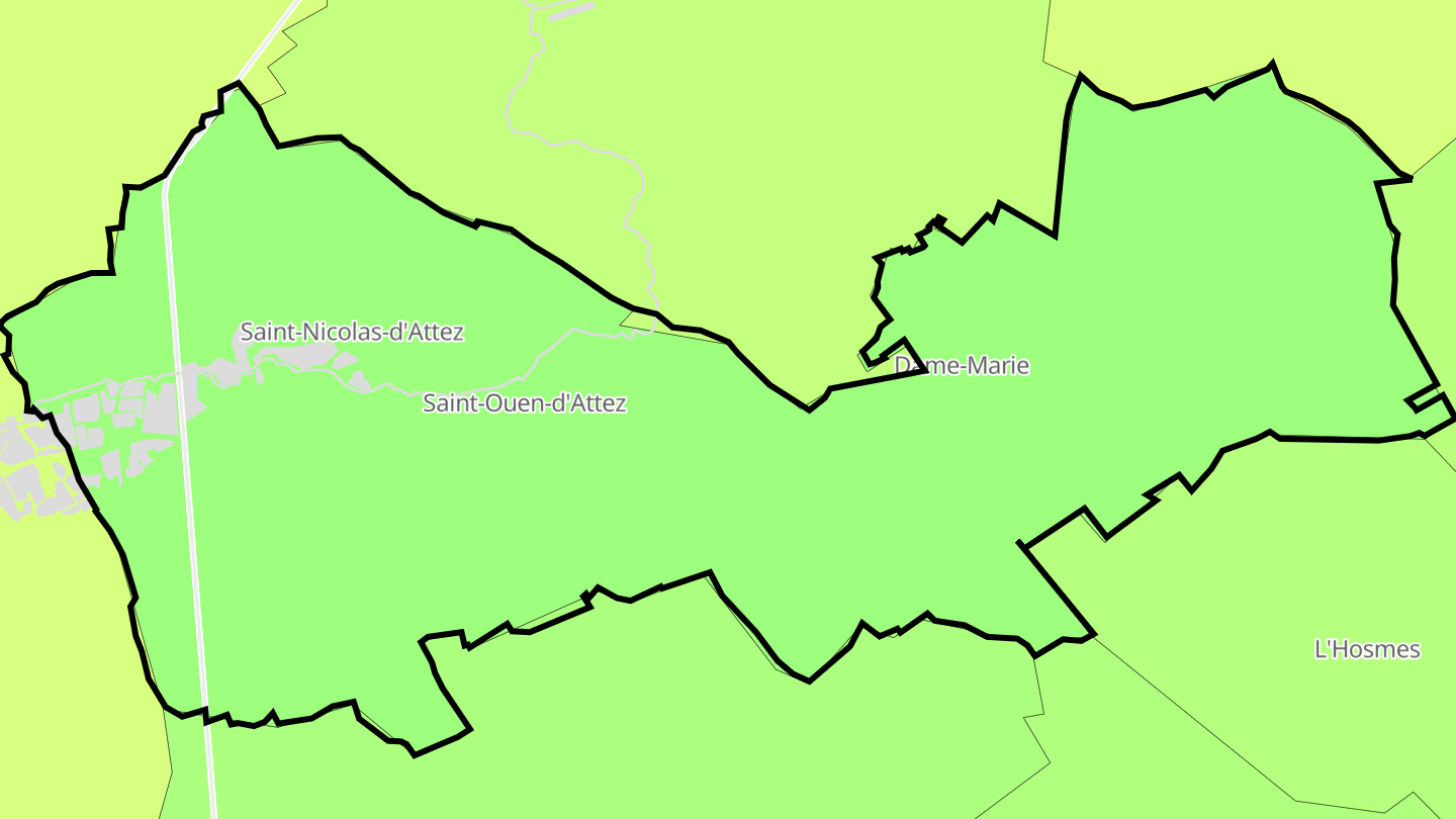 Carte des prix de l'immobilier Sainte-Marie-d'Attez