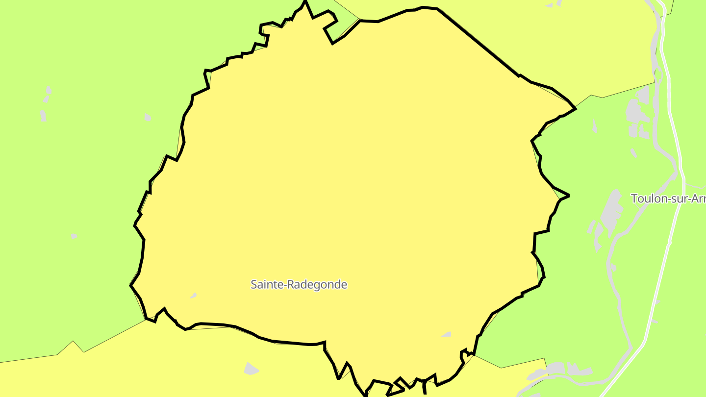 Carte des prix de l'immobilier Sainte-Radegonde