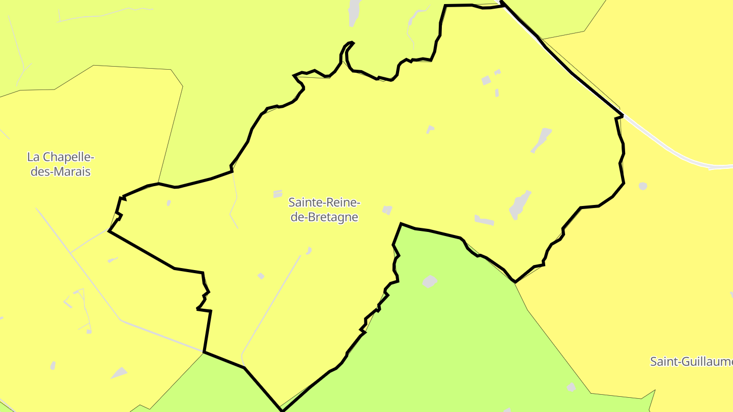 Carte des prix de l'immobilier Sainte-Reine-de-Bretagne