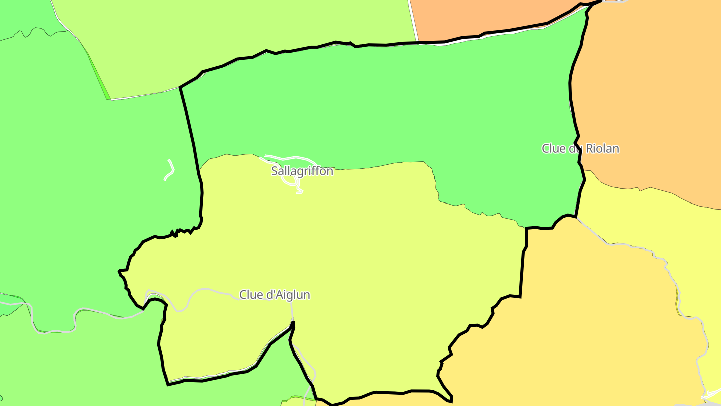 Carte des prix de l'immobilier Sallagriffon