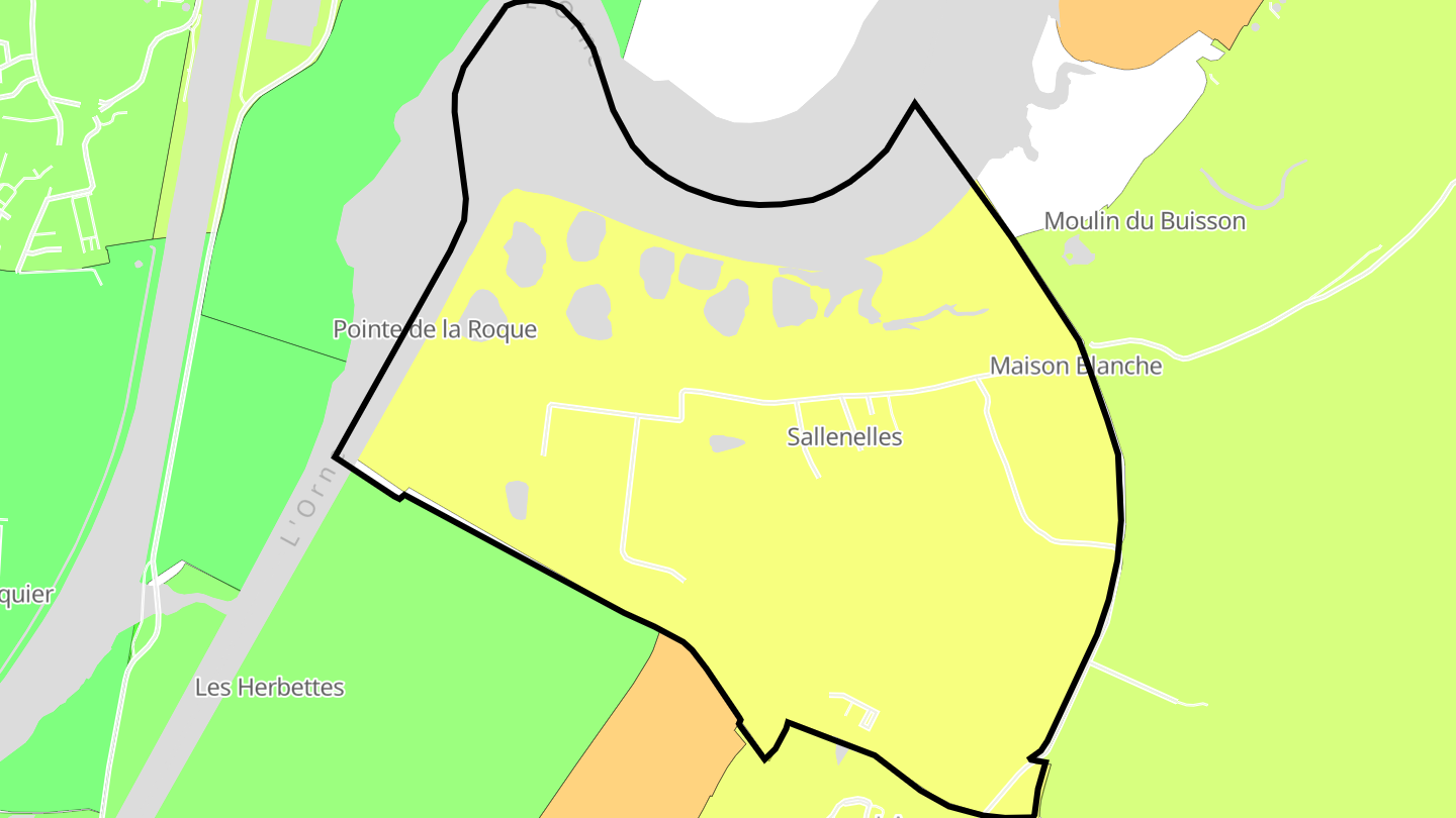 Carte des prix de l'immobilier Sallenelles