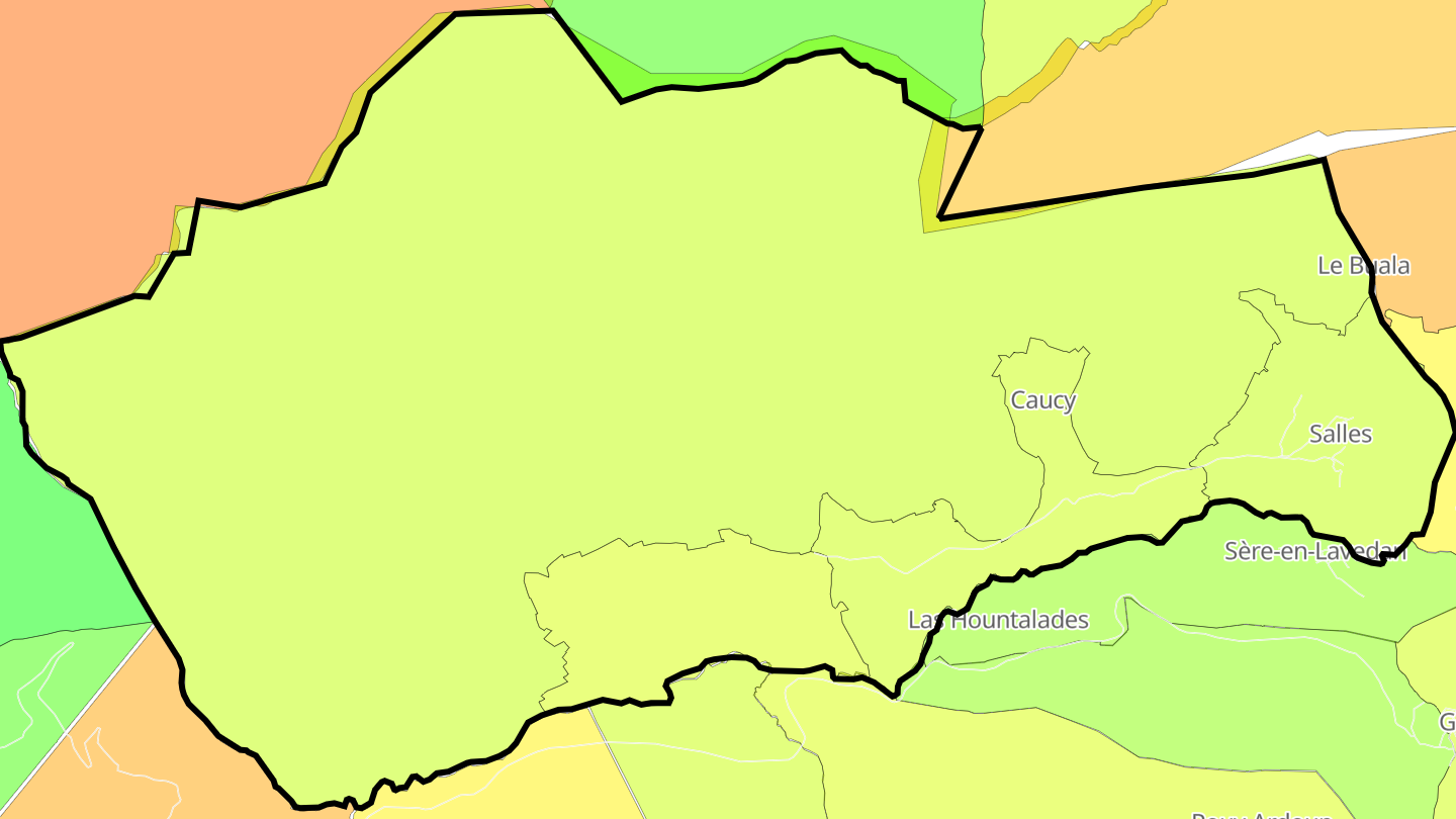Carte des prix de l'immobilier Salles