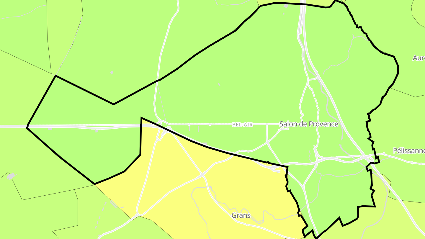Carte des prix de l'immobilier Salon-de-Provence