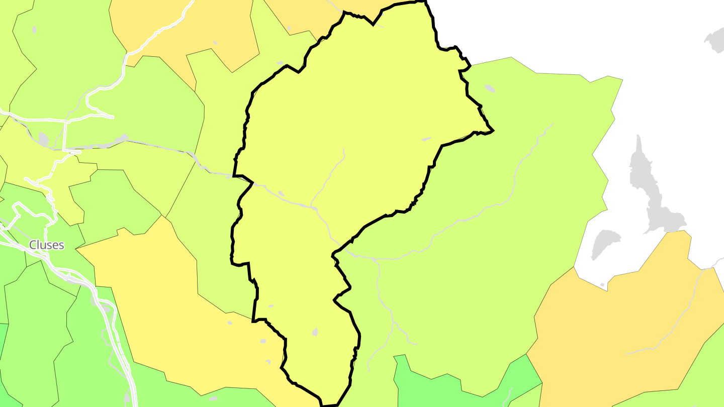 Carte des prix de l'immobilier Samoëns