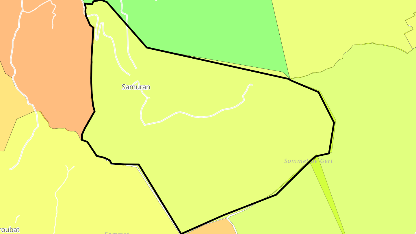 Carte des prix de l'immobilier Samuran