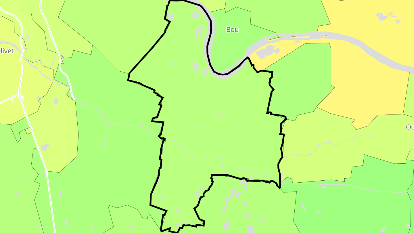 Carte des prix de l'immobilier Sandillon