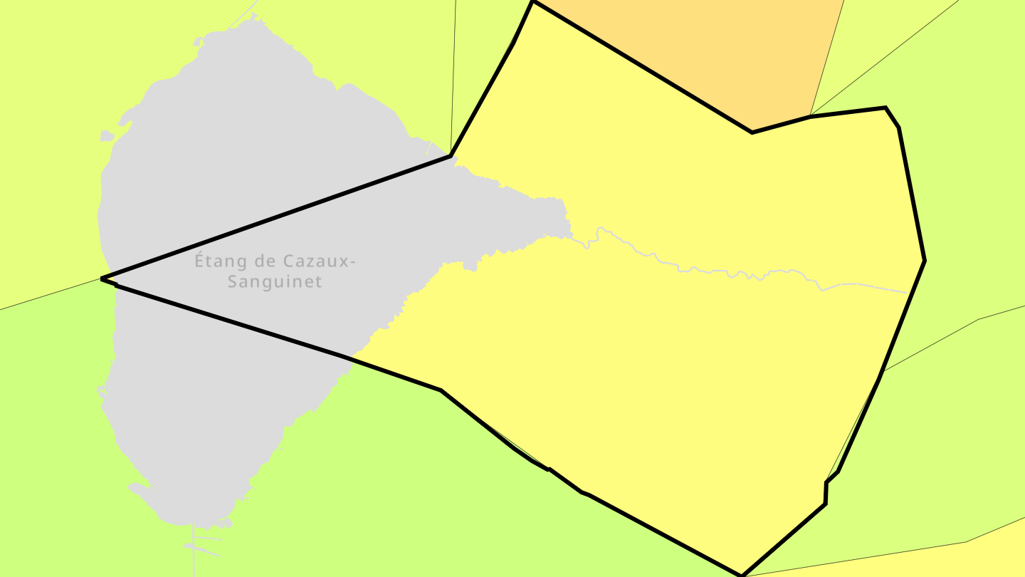 Carte des prix de l'immobilier Sanguinet