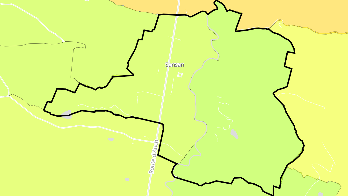 Carte des prix de l'immobilier Sansan
