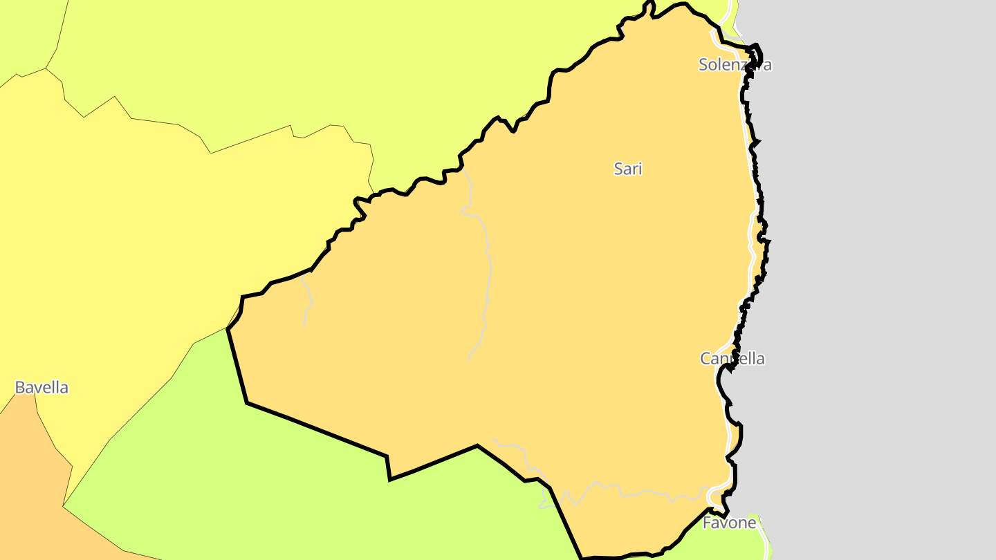 Carte des prix de l'immobilier Sari-Solenzara