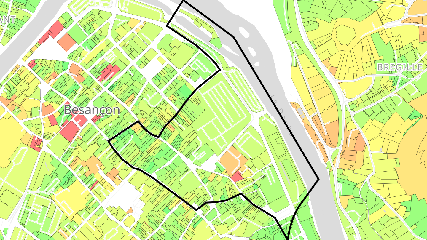 Carte des prix de l'immobilier Sarrail