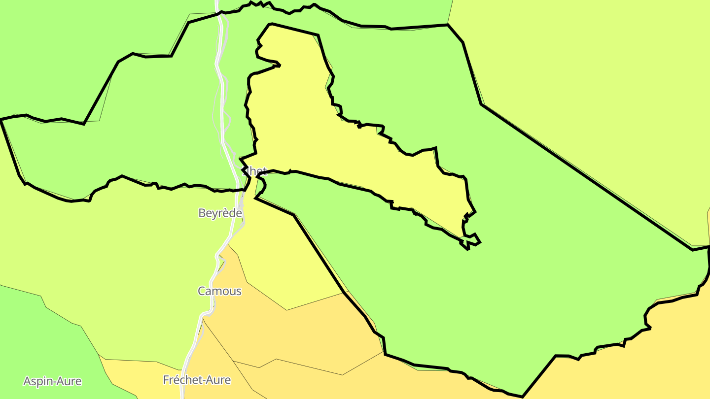 Carte des prix de l'immobilier Sarrancolin