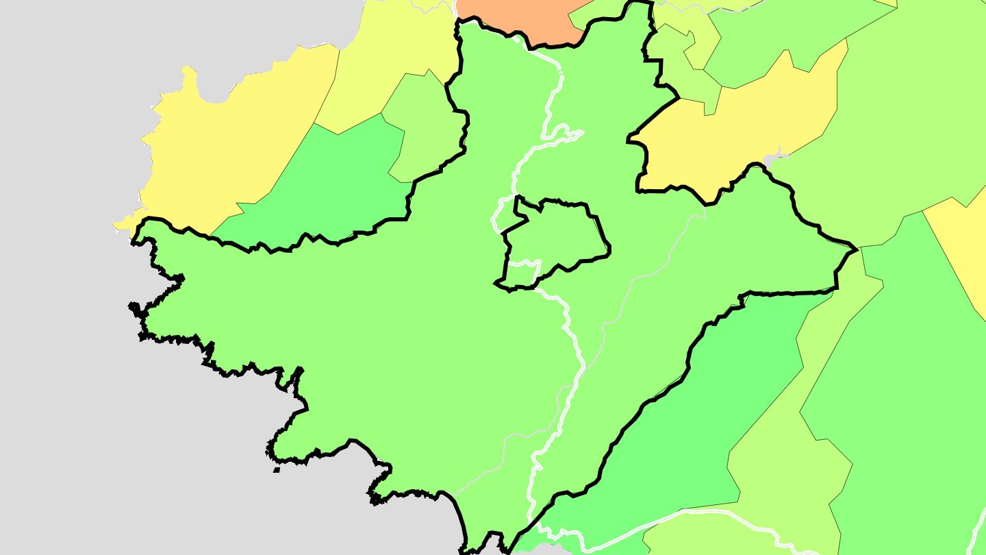 Carte des prix de l'immobilier Sartène