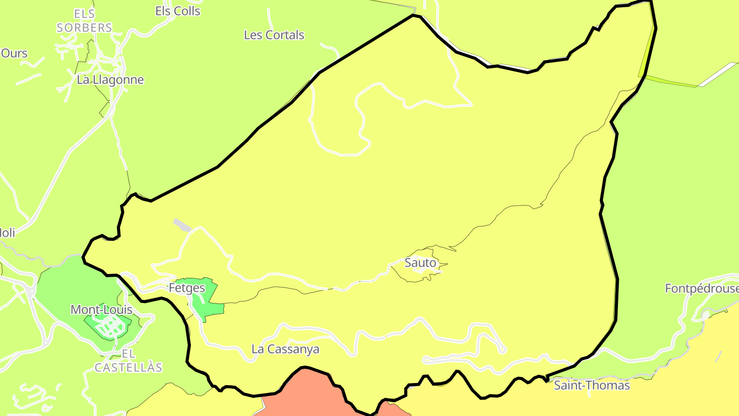 Carte des prix de l'immobilier Sauto