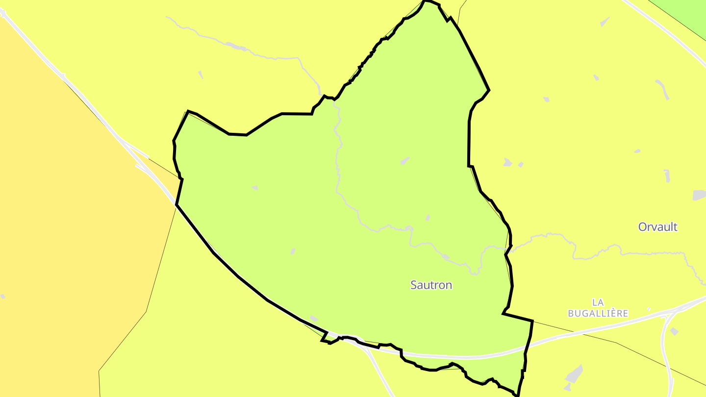 Carte des prix de l'immobilier Sautron