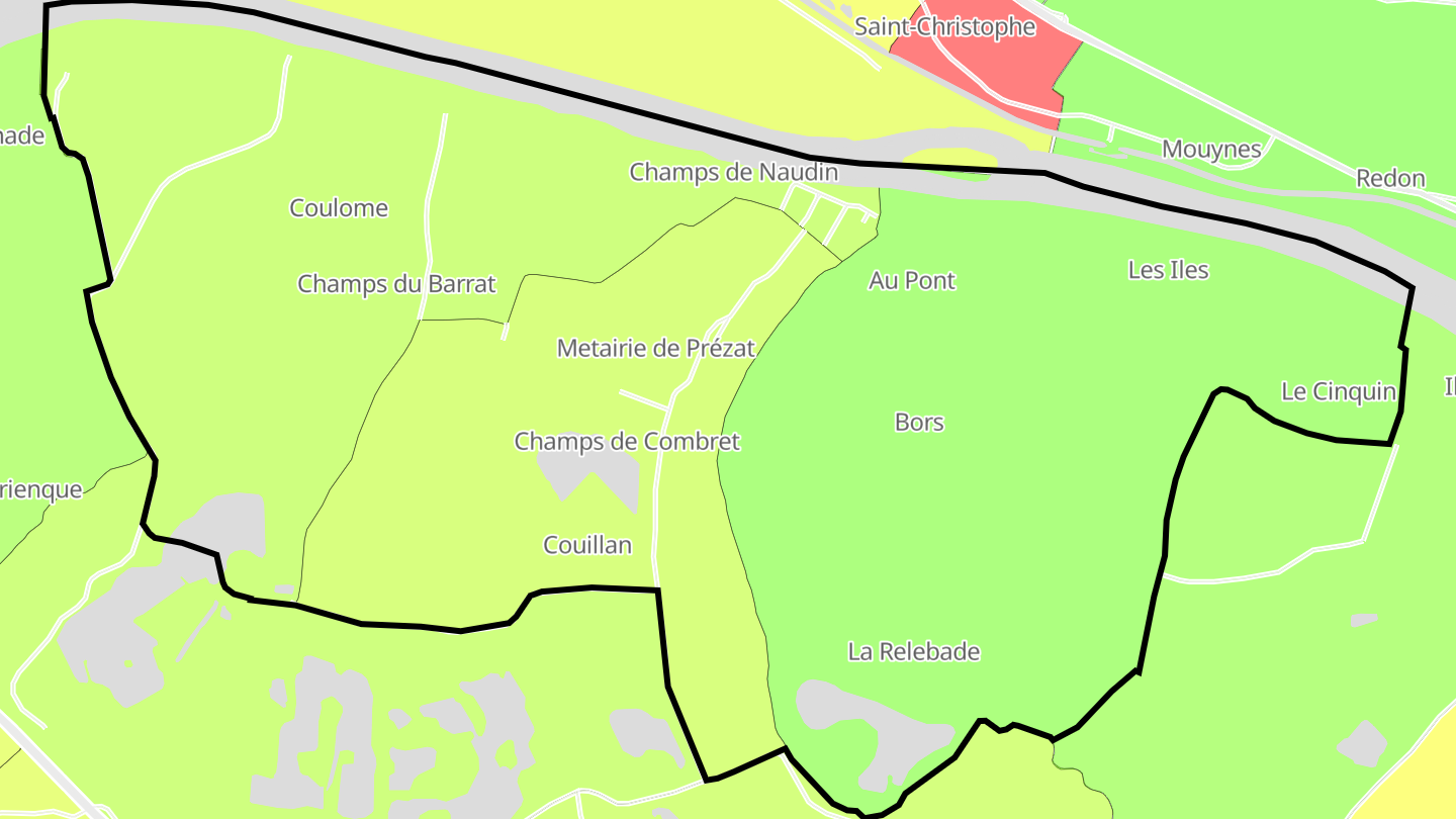 Carte des prix de l'immobilier Sauveterre-Saint-Denis