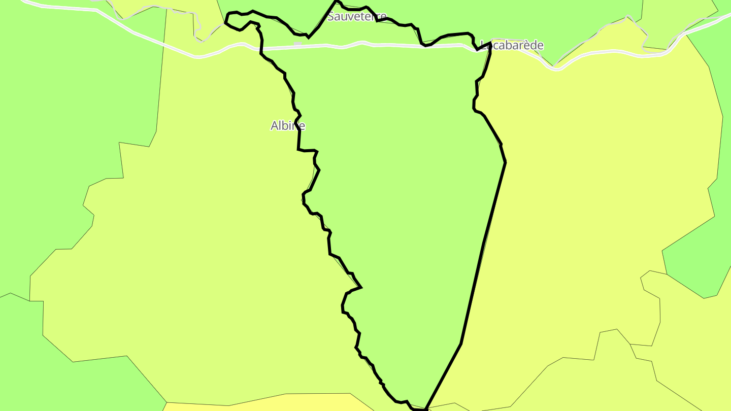 Carte des prix de l'immobilier Sauveterre