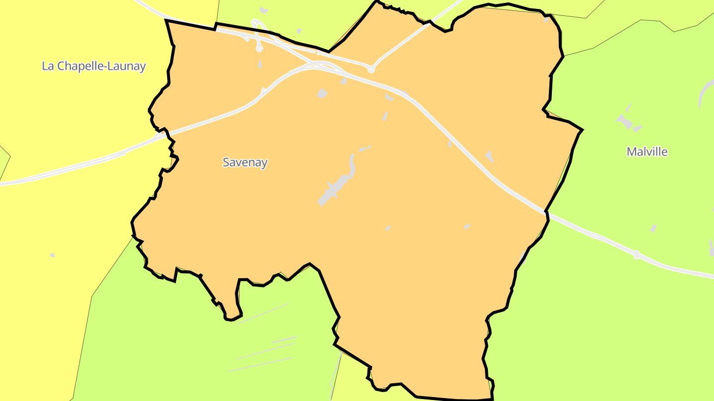 Carte des prix de l'immobilier Savenay