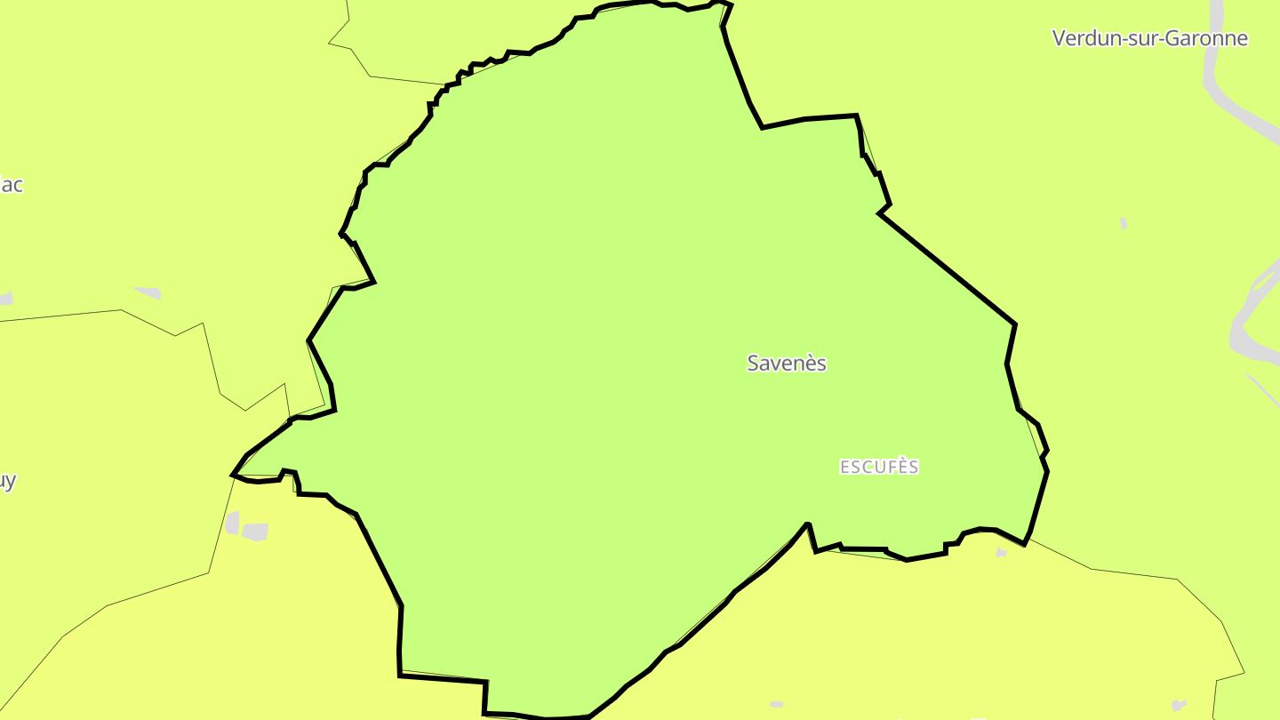 Carte des prix de l'immobilier Savenès