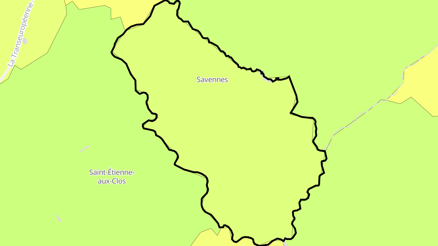 Carte des prix de l'immobilier Savennes