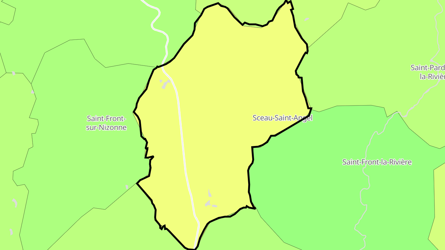 Carte des prix de l'immobilier Sceau-Saint-Angel