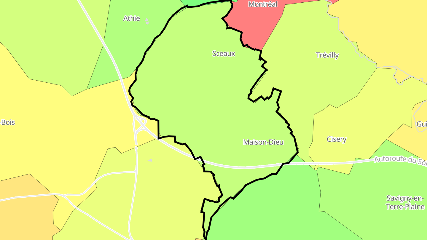 Carte des prix de l'immobilier Sceaux