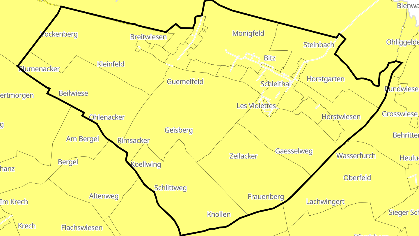 Carte des prix de l'immobilier Schleithal