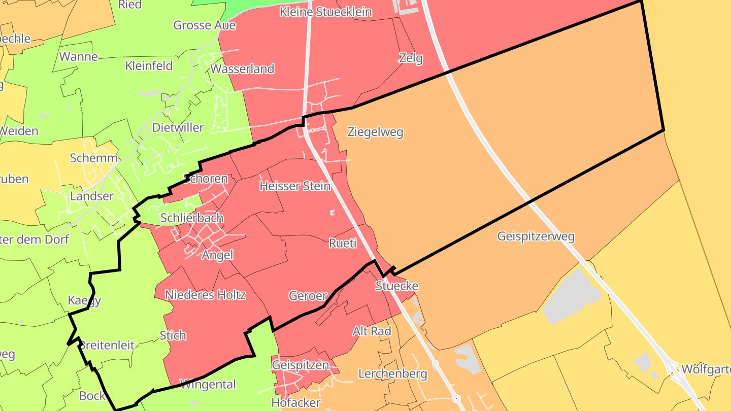 Carte des prix de l'immobilier Schlierbach