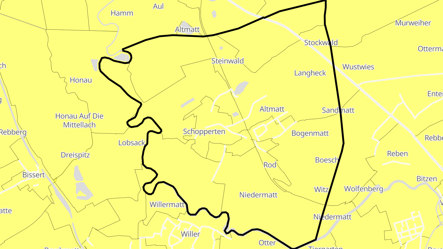 Carte des prix de l'immobilier Schopperten
