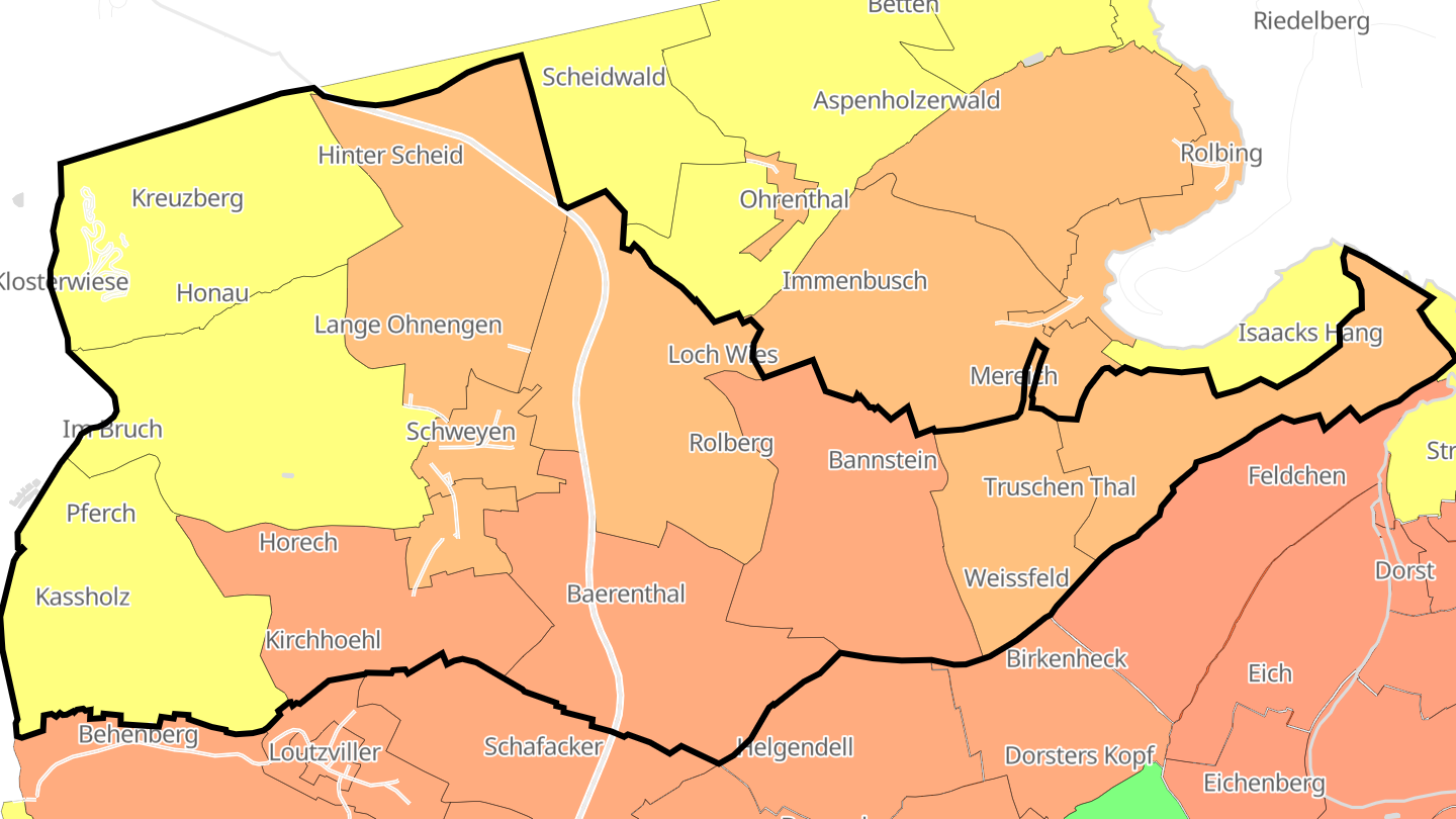Carte des prix de l'immobilier Schweyen