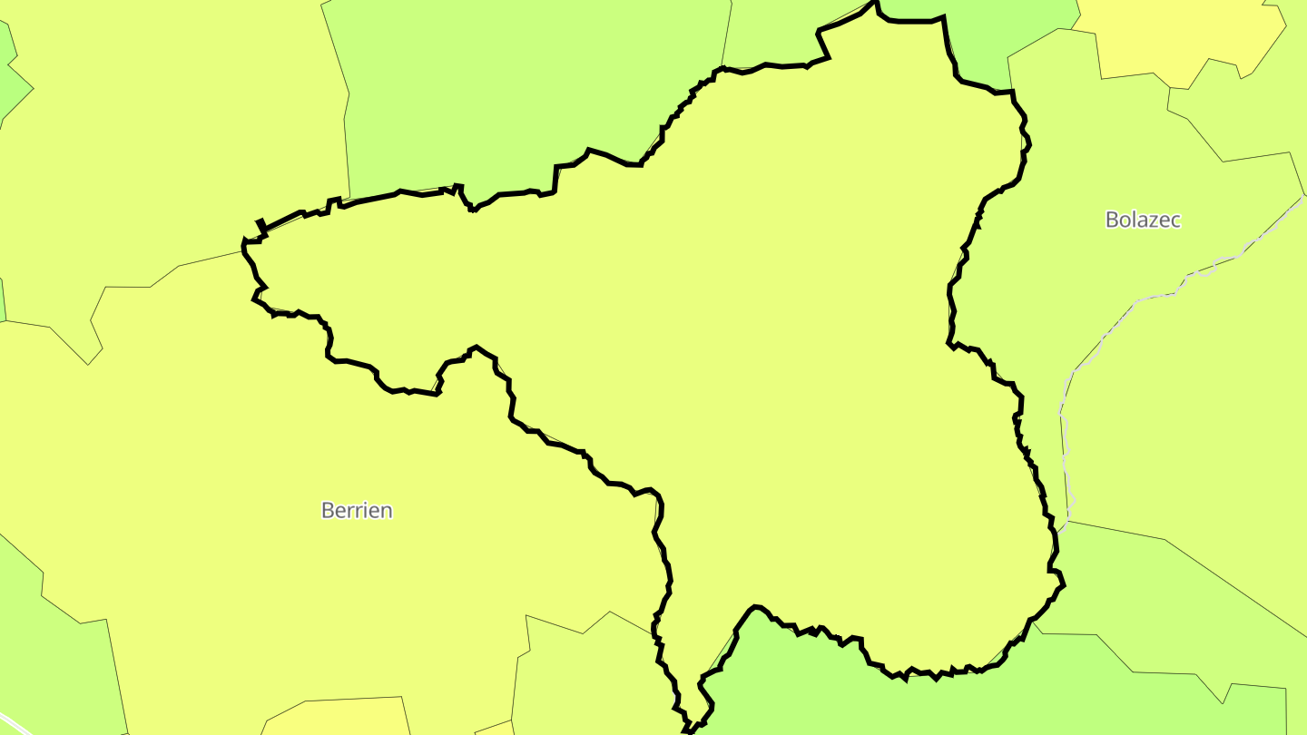 Carte des prix de l'immobilier Scrignac